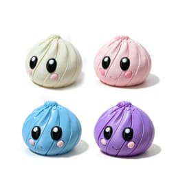 1/6pc 3D Printing Dumpling Sensory Decompression Toy Deformable Twist Creative Stress-Relief Gadget Desk Ornament