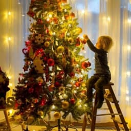 80/40/20/10 LED Christmas Fairy Light String USB Battery Box Powered Snowflake Light String New Year Decorative Light