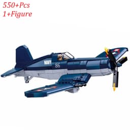 Military F/A-18E Super BumbleBee Strike Hornet Fighter Plane Building Blocks War Bricks Classic Model Educational Kids MOC Toys
