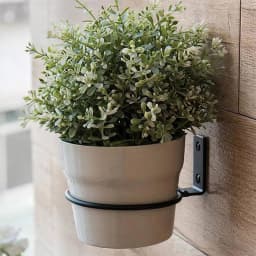 Wall Mounted Flowerpot Holder Metal Planter Hook Bonsai Hanging Basket Ring Planter Pot Stand Indoor Outdoor Gardening Decor