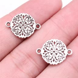 20pcs Earring Making Charms Findings Geometric Connector Charms For Earring Making Bracelet Making