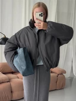 Casual Solid Women's Winter Jacket Fashion Stand Neck Full Sleeve Zip-up Cropped Padded Coats New Basic Daily Outwear 2026