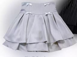 Japanese Mines Style Bow Double Layer Puffy Short Skirts High Waist A-line Sweet Cute Versatile Lolita Mini Skirt Women Summer