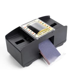 Automatic Card Shuffling Machine 1/2 Decks Electric Poker Card Shuffler USB Battery-Operated Shuffler for Card Games Home Party