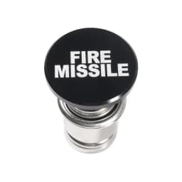 Fire Missiles Button Car Cigarette Lighter Anodized Aluminum 12 Volt Car Cigarette Lighter Replacement Fits Most Vehicles