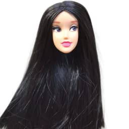 Lovely Princess Bald Head DIY Planting Long Soft Hair Doll Head Belle Snow white Baby Girl Favorite Princess Doll Part