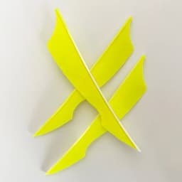 100 Pcs IBOUNFOX 4 Inch Natural Turkey Arrow Feathers Sting Shape Archery Fletches Feather Arrow Feltching Right Wing