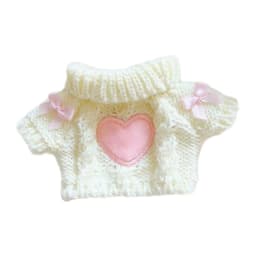 Stuffed Doll Crewneck Sweater Coordination Make Your Dolls for 7.87inch Doll