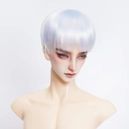 New 1/6 1/4 1/3 Doll's Wig for 30/45/60cm Bjd Doll Soft Silk Short Hair Girl Toys Dress Up Play House Doll Accessories, No Doll