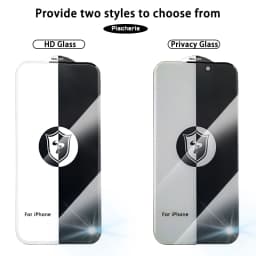 Cut Edge 0.5mm Privacy Tempered Glass For iPhone 18 Duo 17 15 16 Pro Max Plus Screen Protector Anti Dust Mesh Luxury Full Cover