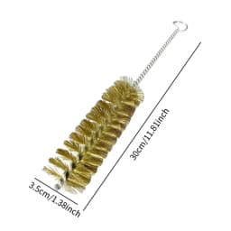 Pipe Brush Flexible Small Multipurpose Remove Rust Brass Brush Durable Tube Brush for Cleaning Polishing Tube Bottles Automotive