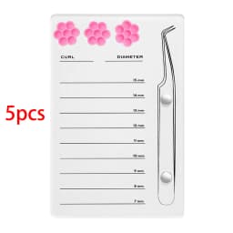 Eyelash Extension Scale Holder Magnetic Acrylic Lash Board With Glue Pallet Cup False Eyelashes Pad Lash Makeup Tools Wholesale