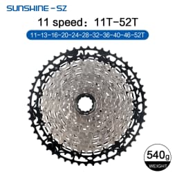 SUNSHINE MTB Cassette 8 9 10 11 12 Speed Mountain Bicycle Freewheel Extra Light 40 42 45 46T 48T 50T 52T for Shimano HG Sprocket