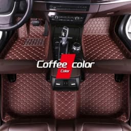 Car Floor Mats For VW Jetta MK6 2011-2016 Auto DropShipping Center Interior Accessories 100% Fit Leather Carpets Rugs Foot Pads