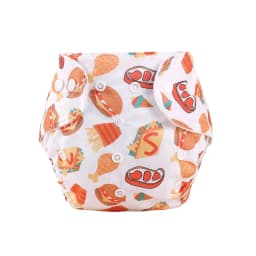 Baby Diapers Washable Reusable Nappies Grid Eco Friendly Cotton Baby Cloth Training Pant Cloth Diaper Adjustable Baby Fraldas
