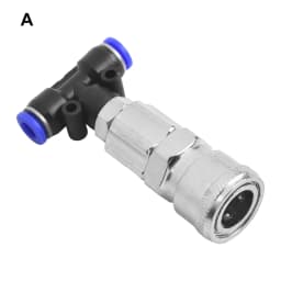 1PC Three-way Straight Through Joint Pneumatic Tank Connector Pneumatic Fitting For Trucks And Trailers Pneumatic Fitting Tools