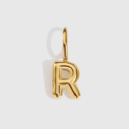 EMANCO Stainless Steel 3D Bubble Alphabet Charms Minimalist Style Letter Elements DIY Necklace Bracelet Jewelry Making