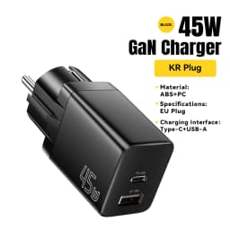 Essager GaN USB Type C Charger 67W 45W 33W KR EU Plug Fast Charging For Samsung iPhone 16 15 14 Pro Huawei Phone Laptop Chagers