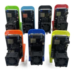 Orange Color Bitaxe Gamma 601 Solo Miner 1.2TH/S BM1370 Asic Chipb Bitaxe 18W Solo Miner Bitcoin Miner Wth Bracket