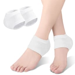 2Pcs Silicone Heel Protector Feet Skin Care Socks Sleeve Heel Spur Pads For Relief Plantar Fasciitis Heel Pain Reduce Pressure