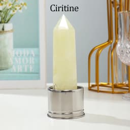 1pc Natural Crystal Column with Base for Water Bottle Replacement Crystal Rose Quartz Energy Amethyst Tower Decoration
