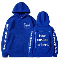 Customized Text Personalized Hoodies Warming Long Sleeve Sweatshirt Student Casual Custom Printed Text DIY Hoodie Fashion Tops