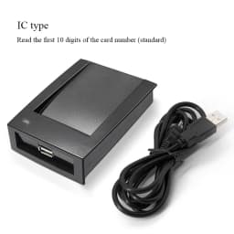 Smart RFID Card Reader 125KHz 13.56MHz ID IC Frequency Access Control USB Card Reader Encrypted Programmer Reader