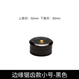 Jewelry Storage Box Gemstone Box Metal Plating Transparent Round Rotating Surface Bare Stone Color Diamond Display Box