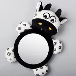 Black White View Back Seat Mirror Baby Car Mirror Safety Seat Headrest Rearview Mirror Baby Facing Rear Ward Car Kids Monitor