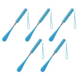 New Stretchable Long Shoe Horns 30cm-71cm Metal Shoehorn Pregnant Woman Elderly Shoe Spoon Household Shoe Spatula 1Pc