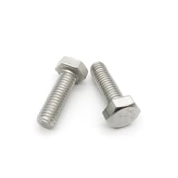 HZYUEGOU M3 M4 M5 M6 M8 A2-70 304 Stainless Steel Metric Thread DIN933 Outside Hex Head Bolt External Hexagon Head Screw