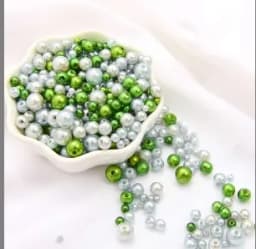 150Pcs Mix Size 3-8mm Beads With Hole Colorful Pearls Round Acrylic Imitation Pearl for DIY Jewelry Making Necklace Bracelet