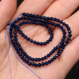 125 Pieces Spinel Bead Crystal Beads Loose Exquisite appearance DIY Jewelry Making Bracelet Necklace Accessories 3mm Length 38cm