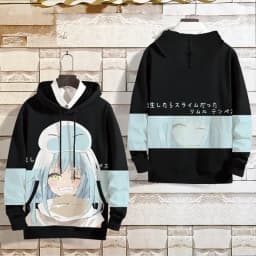 Anime That Time I Got Reincarnated As A Slime Rimuru Tempest Cosplay Hoodie Graphic Sweatshirt Unisex Harajuku Man Tracksuit