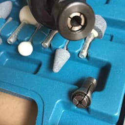 2 Pieces Die Grinder Collet Grinding Machine Clamping Collet 3mm and 6mm Collet Adapter Suitable for Pneumatic Grinders