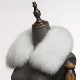 Winter Natural Fox Fur Scarf Square Collar For Men Short Scarves Neck Warm Thick Scarves Real Fox Fur Shawl Male Coat Decorate