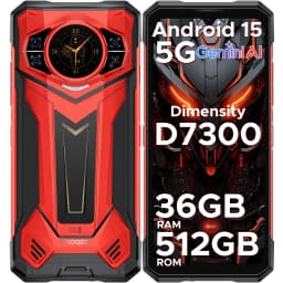 Doogee S200 Plus 5g Ai Rugged Phone 32Gb (12+20) 512Gb Dimensity 7300 Gaming Mobile Phone 1.32'' Rear Display Main Screen
