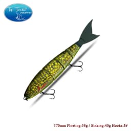Top tackle industries Swimbait Lure Jointed bait Floating Sinking Giant Bait Floating fure Bait Bass fsihingLure GiantBait