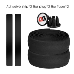 WEST BIKING Soft Bicycle Handlebar Tape EVA Shock Absorbing Road Bike Bar Tape With End Plugs Anti-slip Cycling Bar Wrap Straps