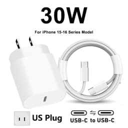 Original 30W Fast Charge Type C Charger For Apple iPhone 17 16 15 14 13 12 11 Pro Max Samsung Xiaomi Quick Charging Charge Cable
