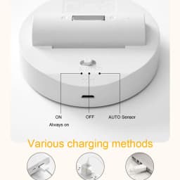Night Lamp With Motion Sensor Night Light Rechargeable Portable Led 88° Rotating Magnetic For Kitchen Room Bedside Table
