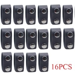Belt Keepers for Duty Belt, Nylon Belt Keeper Tactical Belt Keeper with Double Snaps for Security Police Belt Fixing