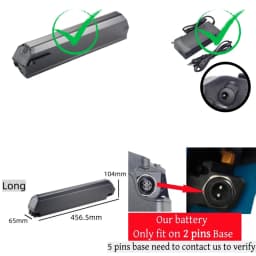 Reention Dorado Plus Ebike Battery 36V 10.4Ah 12Ah 14Ah 13Ah 15Ah 16Ah 17.5Ah 18Ah 20Ah 48V 10.4Ah 14Ah For Reention Dorado Plus