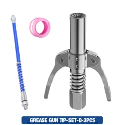 Double-Handle High-Pressure Locking Pliers Grease Nozzle, Grease Coupler, Repair Tools, NPT1/8 Adapter, Grease Gun Accessories