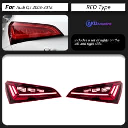 Car Lights For Audi Q5 SQ5 2009-2015 8R LED Auto Taillight Assembly Upgrade Q7 Design Dynamic Signal Lamp Exterior Accessories