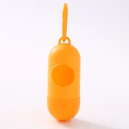 Portable Pet Waste Bag Dispenser Pill Shape Bullet-Shaped Garbage Box Cats Dogs Poop Extractive Clean-up Bags Outside Walking