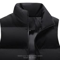 2026 Men Autumn Winter Stand Collar Windproof Slim Fit Warm Vest Outdoor Casual Sleeveless Jacket Fashion Trendy Clothing