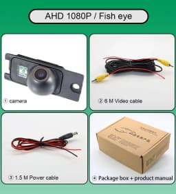 AHD 1080P 170° Fish Eye Vehicle Rear View Camera For Volvo V70 R XC70 2000 2001 2002 2003 2004 2005 2006 2007 HD Night Vision