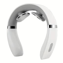 F2 Rechargeable Neck Massager Portable Neck Massage Device with Vibration for Shoulder Muscle Relaxation Home Office Use