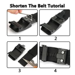 TUSHI New Hard Tactical Belt for Men 1100D Nylon Sturdy Metal Buckle Gun Belt Military Belt Outdoor Girdle IPSC Accessories Male